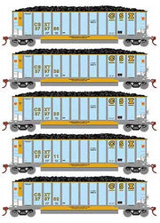 Athearn 81601 HO Scale BethGon Coalporter CSX 5 Pack #1