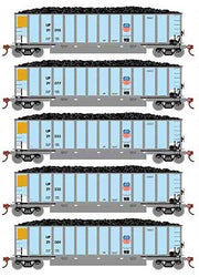 Athearn 81606 HO Scale BethGon Coalporter Union Pacific UP 5 Pack #3