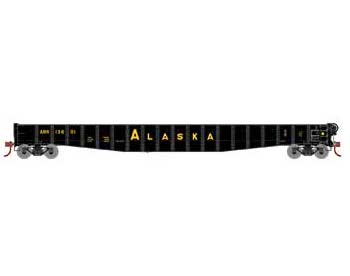 Athearn 82965 HO Scale 65' Mill Gondola Alaska Railroad ARR 13801