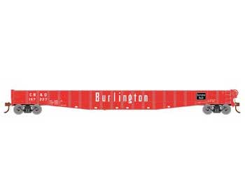 Athearn 82968 HO Scale 65' Mill Gondola Burlington CB&Q 197227