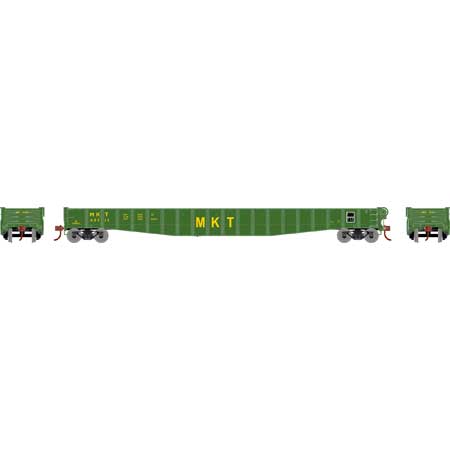 Athearn 82971 HO Scale 65' Mill Gondola Missouri-Kansas-Texas MKT 43717