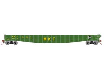 Athearn 82971 HO Scale 65' Mill Gondola Missouri-Kansas-Texas MKT 43717