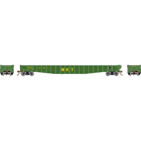 Athearn 82972 HO Scale 65' Mill Gondola Missouri-Kansas-Texas MKT 43720