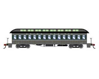 Athearn 84841 HO Scale Overland Passenger Car Coach Union Pacific UP 1200