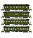 Athearn 84857 HO Scale Overland Passenger Car 4 Pack Great Northern GN