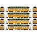 Athearn 84865 HO Scale Overland Passenger Car 4 Pack Virginian & Truckee V&T