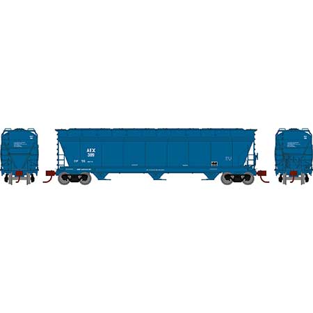 Athearn 8488 N Scale ACF 46003 Bay Covered Hopper Ex-GTW AEX 389