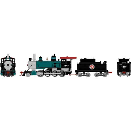 Athearn 84980 HO Scale 2-8-0 Steam Loco Great Northern GN 1147