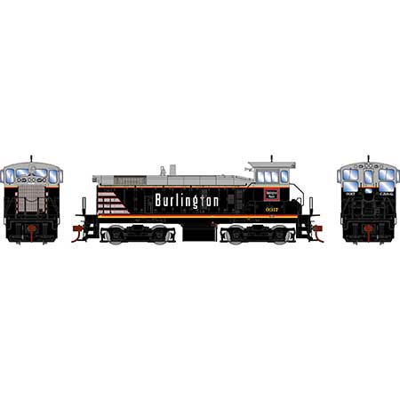 Athearn 86745 HO Scale EMD SW1000 CB&Q 9317