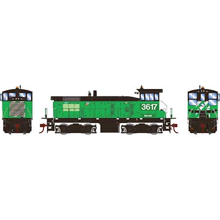 Athearn 86842 HO Scale EMD SW1000 (ex-BN Patched) BNSF 3617 DCC Sound