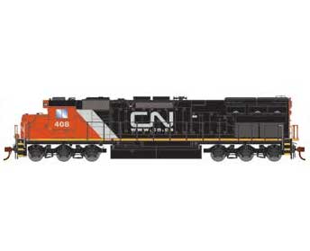 Athearn 86877 HO Scale EMD SD45T-2 Canadian National CN 408