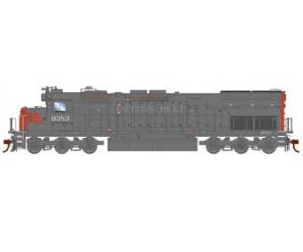Athearn 86878 HO Scale EMD SD45T-2 Cotton Belt 9383 Primed for Grime