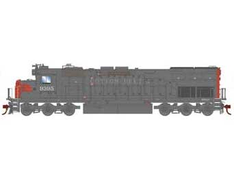 Athearn 86879 HO Scale EMD SD45T-2 Cotton Belt 9395 Primed for Grime