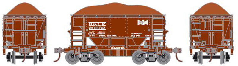 Athearn 87014 HO Scale 24' Ore Car 6 Pack Bessemer & Lake B&LE #3 - NOS