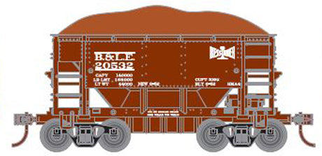 Athearn 87014 HO Scale 24' Ore Car 6 Pack Bessemer & Lake B&LE #3 - NOS