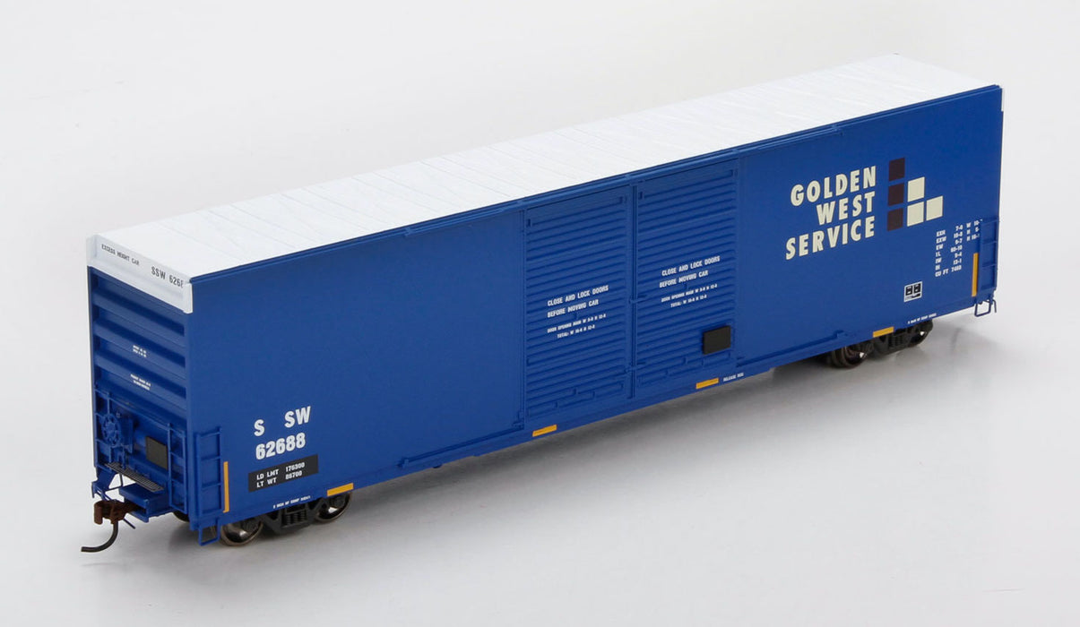 Athearn 87179 HO Scale FMC 60' Hi-Cube Boxcar Cotton Belt Ex GWS SSW 62688