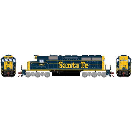 Athearn 87226 HO Scale RTR EMD SD40 Santa Fe ATSF 5019