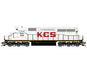 Athearn 87228 HO Scale RTR EMD SD40 Kansas City Southern KCS 636