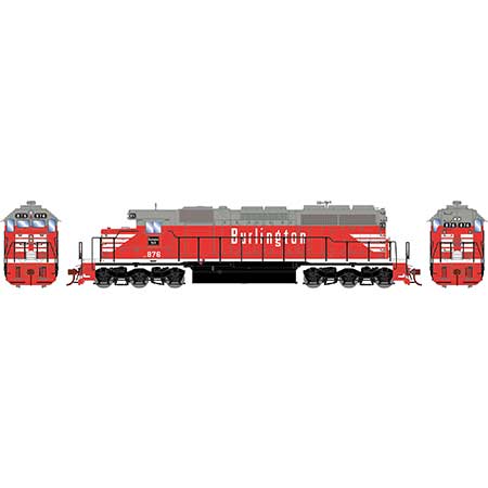 Athearn 87232 HO Scale RTR EMD SD40 Burlington CB&Q/C&S 876