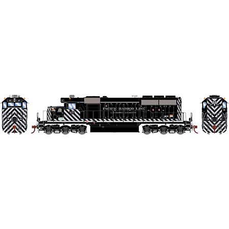 Athearn 87236 HO Scale RTR EMD SD40 Pacific Harbor Line PHL 67