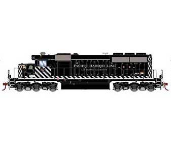 Athearn 87236 HO Scale RTR EMD SD40 Pacific Harbor Line PHL 67