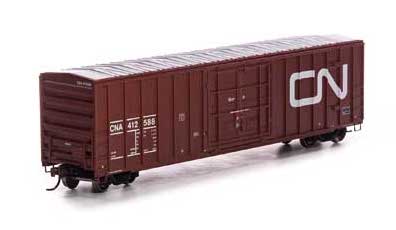 Athearn 87446 HO Scale 50' Superior Plug Door Boxcar Canadian National CNA 412588