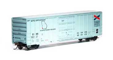 Athearn 87452 HO Scale 50' Superior Plug Door Boxcar Chattahoochee Industrial CIRR 90237