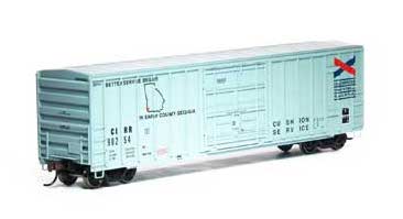 Athearn 87453 HO Scale 50' Superior Plug Door Boxcar Chattahoochee Industrial CIRR 90254