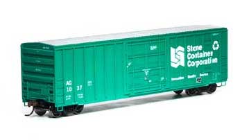 Athearn 87458 HO Scale 50' Superior Plug Door Boxcar Stone Container AG 1037