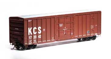 Athearn 87461 HO Scale 50' Superior Plug Door Boxcar Kansas City Southern KCS 172042