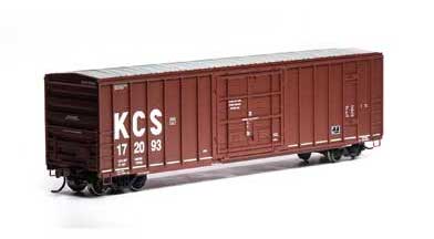 Athearn 87463 HO Scale 50' Superior Plug Door Boxcar Kansas City Southern KCS 172093