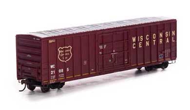 Athearn 87466 HO Scale 50' Superior Plug Door Boxcar Wisconsin Central WC 21085