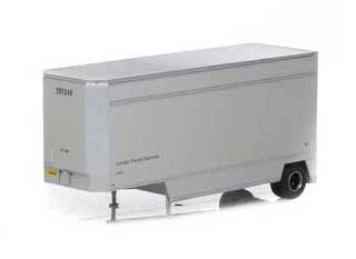 Athearn 90205 HO Scale 28' Drop Sill Parcel Trailer UPS No Shield 297249