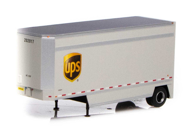 Athearn 90208 HO Scale 28' Drop Sill Parcel Trailer UPS Shield 292017