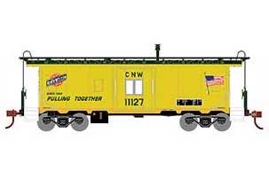 Athearn 90323 HO Scale Bay Window Caboose Chicago & NorthWestern CNW 11127