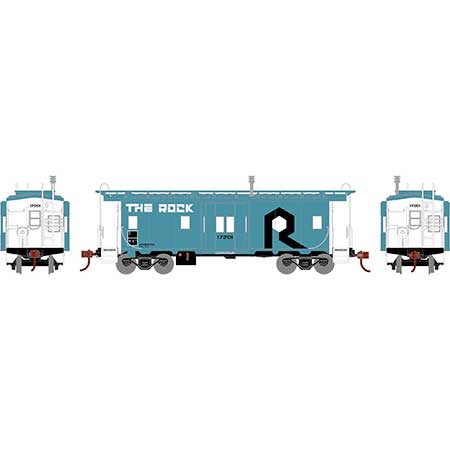 Athearn 90327 HO Scale Bay Window Caboose Rock Island "The Rock" RI 17201