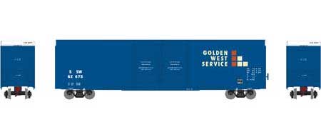 Athearn 90519 HO Scale 60' Hi-Cube Boxcar Double Door Boxcar Golden West SSW 62675