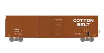 Athearn 90524 HO Scale 60' Hi-Cube Boxcar Double Door Boxcar Cotton Belt SSW 62631
