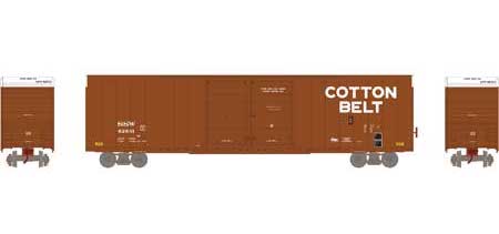 Athearn 90524 HO Scale 60' Hi-Cube Boxcar Double Door Boxcar Cotton Belt SSW 62631