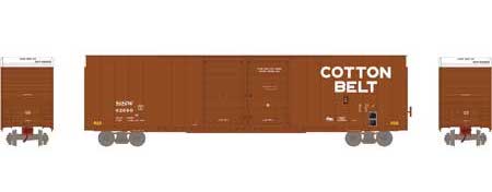 Athearn 90526 HO Scale 60' Hi-Cube Boxcar Double Door Boxcar Cotton Belt SSW 62699