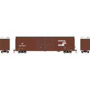 Athearn 90568 HO Scale FMC 60' Double Door Hi-Cube Boxcar Conrail CR 221745