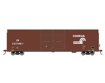 Athearn 90568 HO Scale FMC 60' Double Door Hi-Cube Boxcar Conrail CR 221745