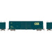 Athearn 90570 HO Scale FMC 60' Double Door Hi-Cube Boxcar Primed for Grime CSX 166640