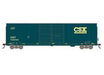 Athearn 90570 HO Scale FMC 60' Double Door Hi-Cube Boxcar Primed for Grime CSX 166640