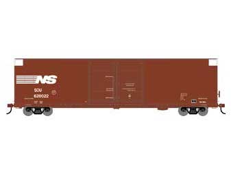 Athearn 90574 HO Scale FMC 60' Double Door Hi-Cube Boxcar Norfolk Southern NS 620022