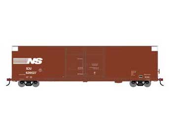 Athearn 90575 HO Scale FMC 60' Double Door Hi-Cube Boxcar Norfolk Southern NS 620027