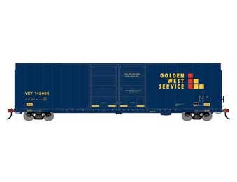 Athearn 90576 HO Scale FMC 60' Double Door Hi-Cube Boxcar Golden West Service VCY 142006
