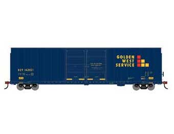 Athearn 90577 HO Scale FMC 60' Double Door Hi-Cube Boxcar Golden West Service VCY 142031