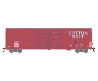 Athearn 90579 HO Scale FMC 60' Double Door Hi-Cube Boxcar Primed for Grime Cotton Belt SSW 62639