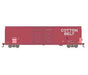 Athearn 90580 HO Scale FMC 60' Double Door Hi-Cube Boxcar Primed for Grime Cotton Belt SSW 62671